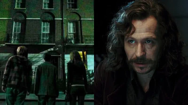 Cena com a locação à venda e o personagem Sirius Black - Divulgação / Warner Bros Pictures