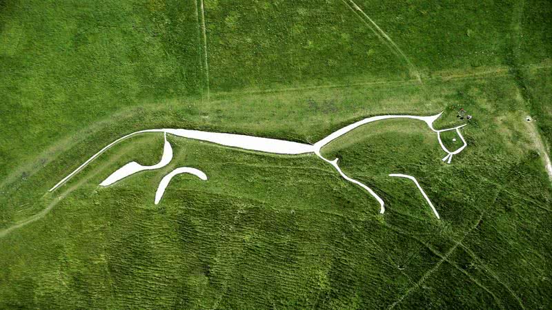 Imagem do Cavalo branco de Uffington - Divulgação