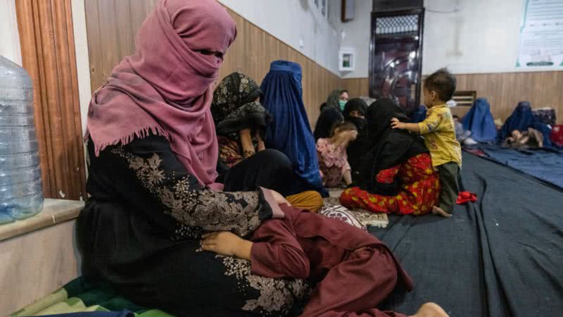 Afegãos em Cabul recentemente - Getty Images