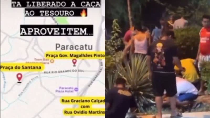 Imagens retiradas das redes sociais de César Rincón, no momento do ocorrido - Reprodução/Vídeo/X/@RomaNewsOficial