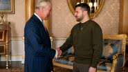 Encontro entre o rei Charles III e Volodymyr Zelensky - Getty Images