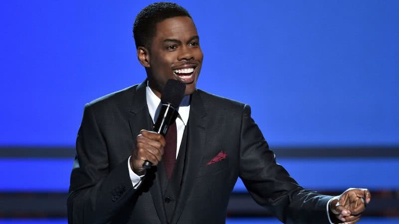 Chris Rock durante apresentação - Getty Images