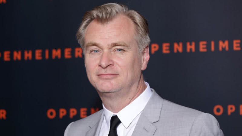 Christopher Nolan durante a estreia de seu filme "Oppenheimer" - Getty Images