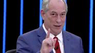 Ciro Gomes durante entrevista ao Jornal Nacional - Reprodução/Vídeo