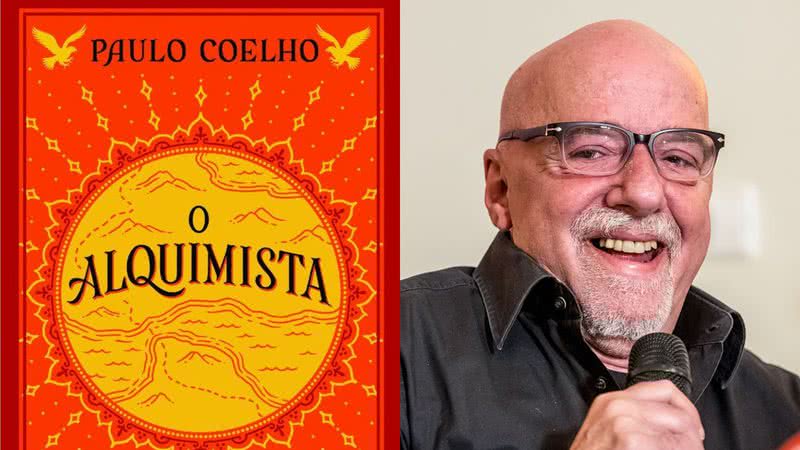 A obra (à esque.) e Paulo Coelho (à dir.) - Divulgação/Getty Images