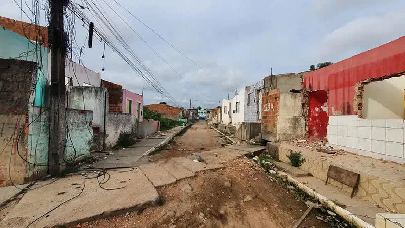 Foto de bairro colapsado de Maceió - Divulgação/ Universidade Federal de Alagoas