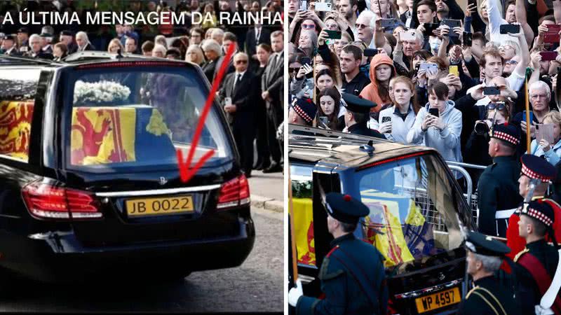 Comparação entre a imagem da montagem e a foto original - Reprodução e Getty Images