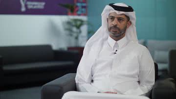 Nasser Al Khater, responsável pela organização da Copa do Mundo do Qatar - Reprodução/YouTube/SkyNews