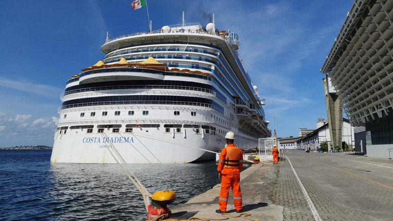 O navio Costa Diadema - Divulgação