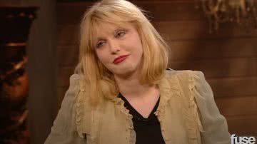 Courtney Love durante entrevista - Reprodução/Vídeo/Youtube/Fuse