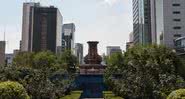 Pedestal de Cristóvão Colombo após retirada de estátua - EneasMx / Wikipédia Commons