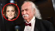 Montagem com as fotos de David Crosby e Drew Barrymore - Getty Images