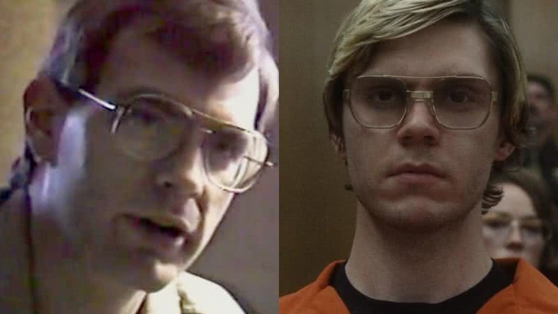 Jeffrey Dahmer: real e ficção - Reprodução/Vídeo e Divulgação/Netflix