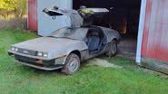 Imagem do DeLorean 1981 encontrado em Wisconsin, nos Estados Unidos - Reprodução/Vídeo/YouTube/DeLorean NATION