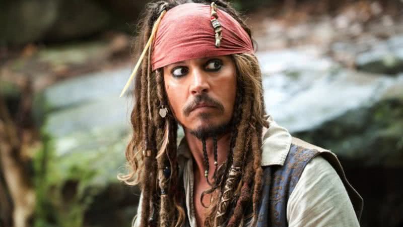 Johnny Depp em 'Piratas do Caribe' - Divulgação/Disney