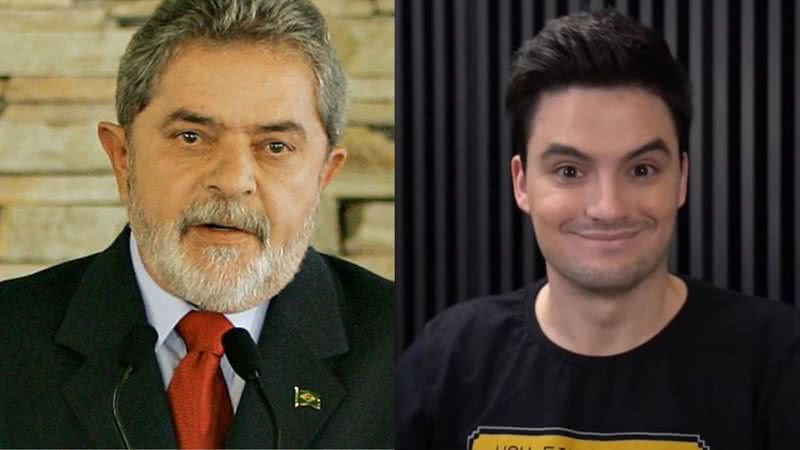 Montagem com Lula e Felipe Neto - Divulgação