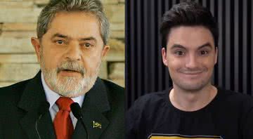 Montagem com Lula e Felipe Neto - Divulgação