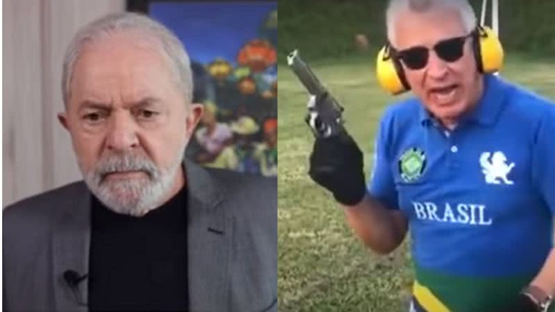 Montagem mostrando Lula e um trecho do vídeo do empresário José Sabatini - Divulgação/ Youtube/ Rádio Bandeirantes/ TvM 4