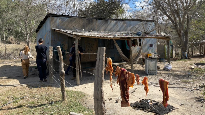 Fazenda onde vivia a família - Divulgação/GEFM