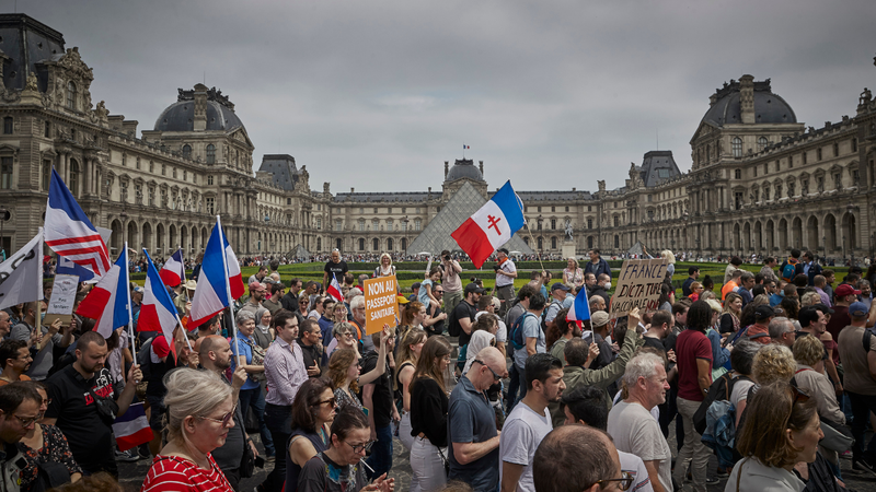 Imagem de protesto ocorrido em julho - Getty Images