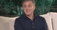 Luciano Huck durante entrevista - Divulgação/TV Globo