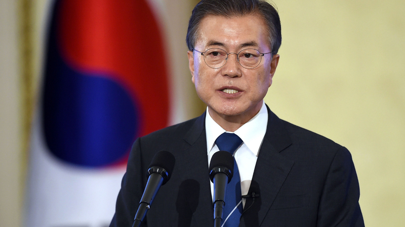 O presidente sul-coreano Moon Jae-in - Getty Images