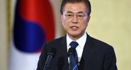 O presidente sul-coreano Moon Jae-in - Getty Images