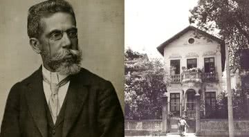 Machado de Assis e a casa onde viveu - Domínio público / Fundação Biblioteca Nacional / Arquivo Nacional