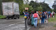 Migrantes venezuelanos em Bogotá - Getty Images