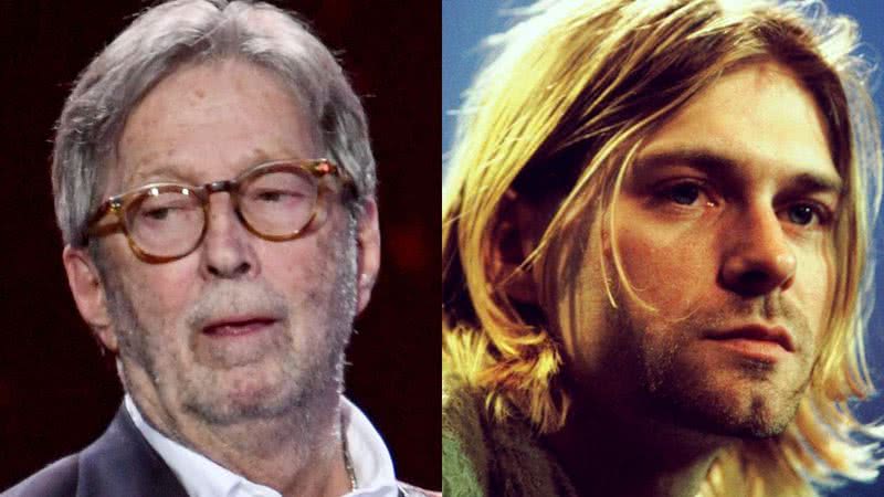 Eric Clapton e Kurt Cobain - Getty Images / Divulgação / MTV