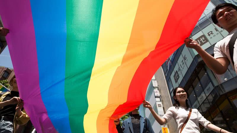 Pessoas na Tokyo Rainbow Parade - Getty Images