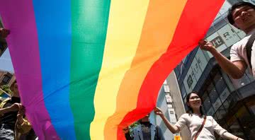 Pessoas na Tokyo Rainbow Parade - Getty Images