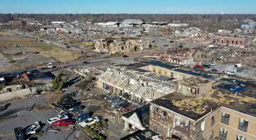 Cidade de Mayfield, no Kentucky - Getty Images