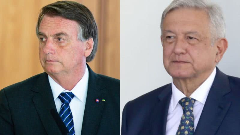 Jair Bolsonaro e Andrés Manuel López Obrador - Getty Images