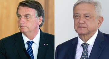 Jair Bolsonaro e Andrés Manuel López Obrador - Getty Images