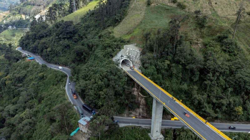 A rodovia Central, no Peru - Getty Images