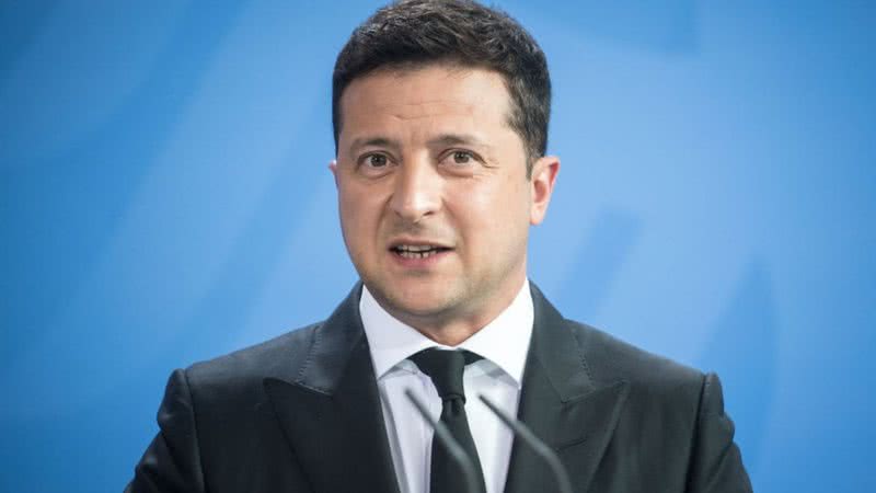 O presidente Volodymyr Zelensky - Getty Images