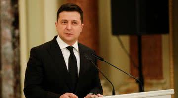 Volodymyr Zelensky, o presidente da Ucrânia - Getty Images