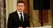 Volodymyr Zelensky, o presidente da Ucrânia - Getty Images