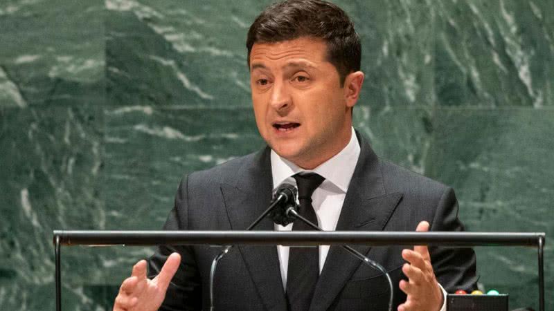 O presidente ucraniano Volodymyr Zelensky - Getty Images