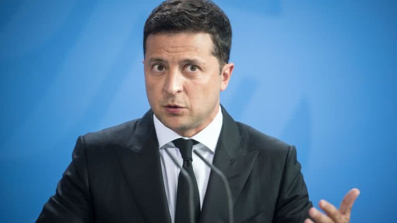 O presidente ucraniano Volodymyr Zelensky - Getty Images