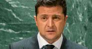 Volodymyr Zelensky, o presidente da Ucrânia - Getty Images