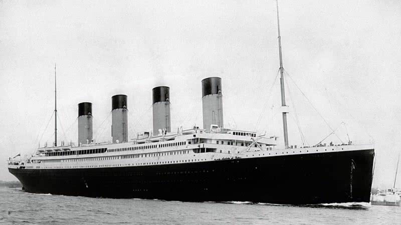 O navio Titanic em 10 de abril de 1912 - Domínio público / Francis Godolphin Osbourne Stuart