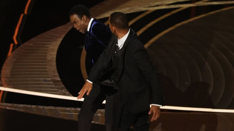 Will Smith dá tapa em Chris Rock na 94ª edição do Oscar - Getty Images