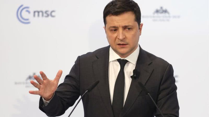 O presidente ucraniano Volodymyr Zelensky - Getty Images