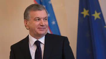 O presidente do país, Shavkat Mirziyoyev - Getty Images