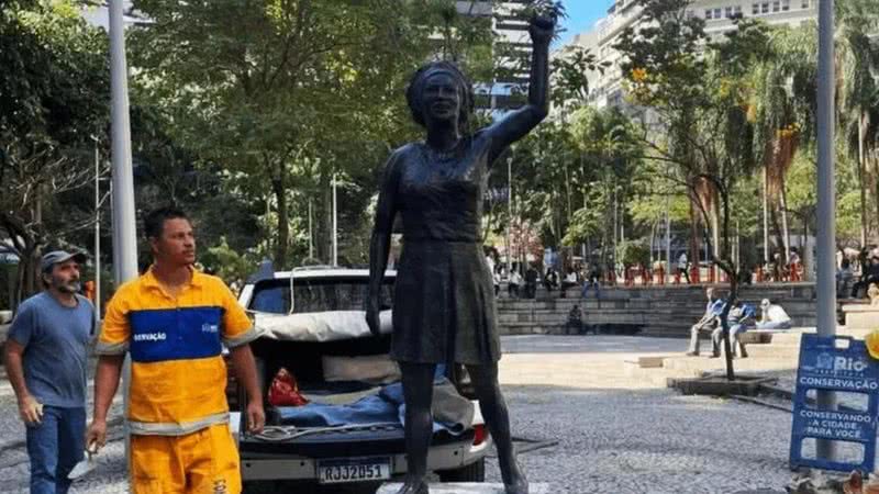 Estátua de Marielle - Divulgação / Instituto Marielle Franco