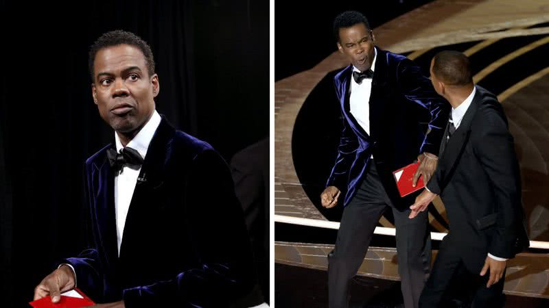 Chris Rock e Will Smith em cerimônia do Oscar - Getty Images