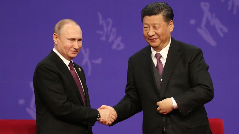 Putin e Xi Jinping no ano de 2019 - Getty Images