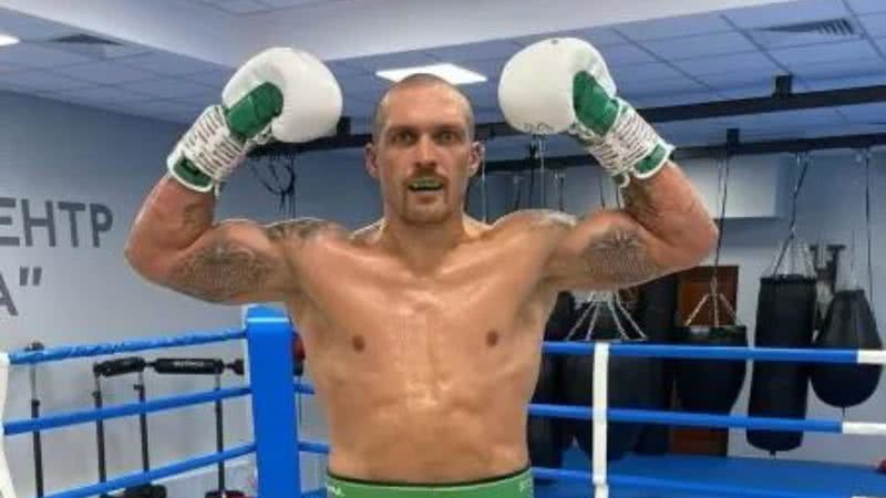 O campeão de boxe ucraniano, Oleksandr Usyk - Divulgação / arquivo pessoal